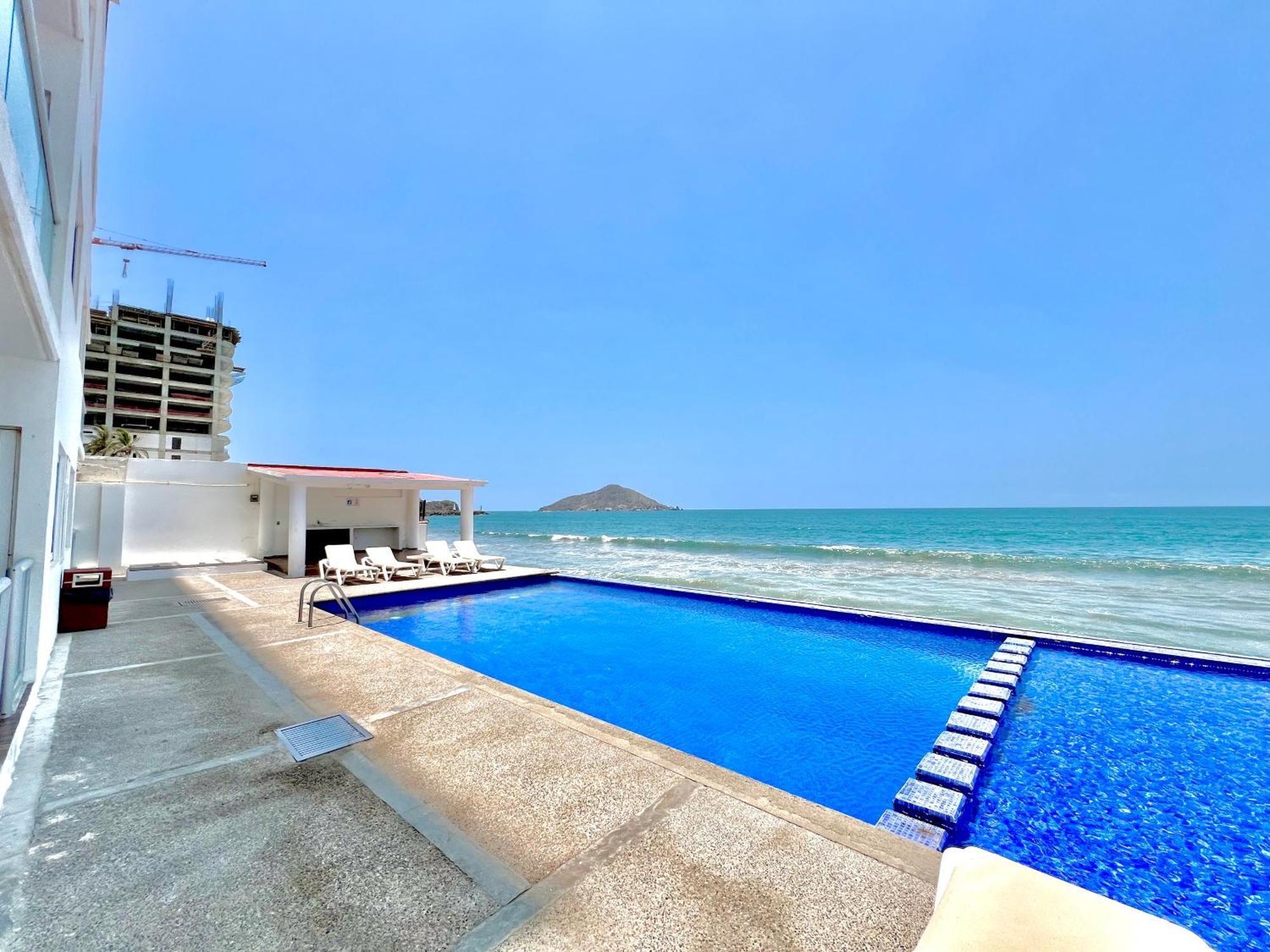 Apartament Marina Del Sol 402 Vista Al Mar Mazatlán Zewnętrze zdjęcie