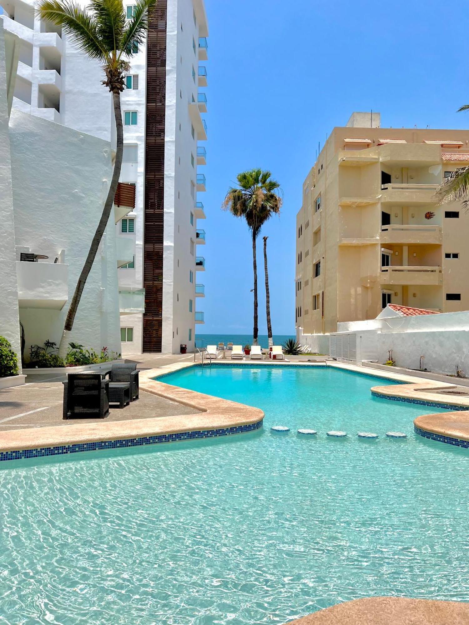 Apartament Marina Del Sol 402 Vista Al Mar Mazatlán Zewnętrze zdjęcie