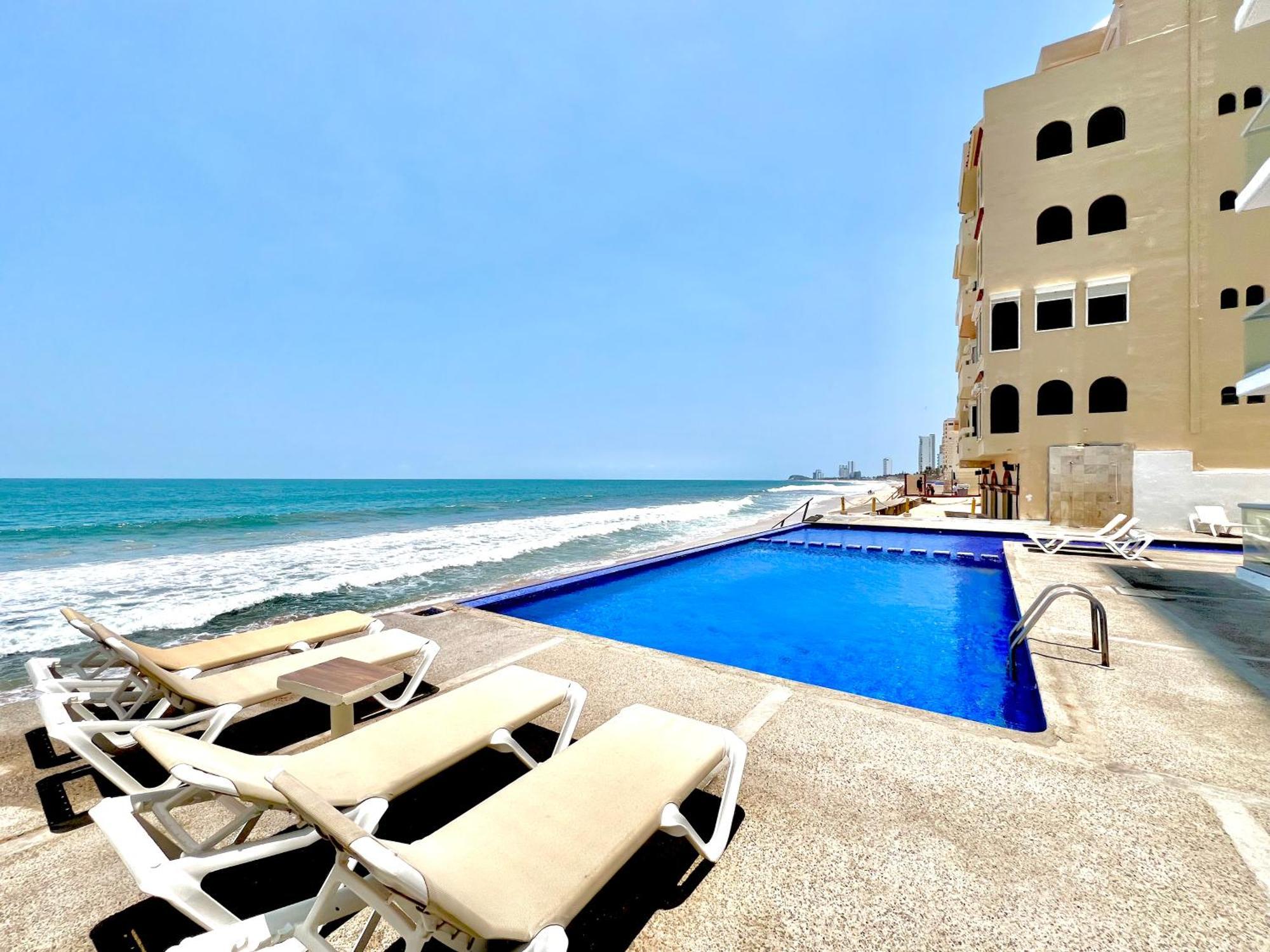 Apartament Marina Del Sol 402 Vista Al Mar Mazatlán Zewnętrze zdjęcie